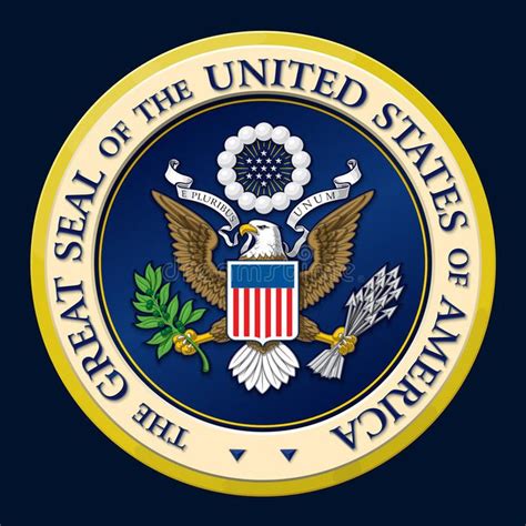 The Great Seal Of The Us Highly Detailed Vector Illustration Of The