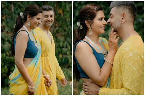 Dalljiet Kaur Drops Pictures From Haldi Ceremony With Nikhil Patel To New Beginnings Telly Tadka