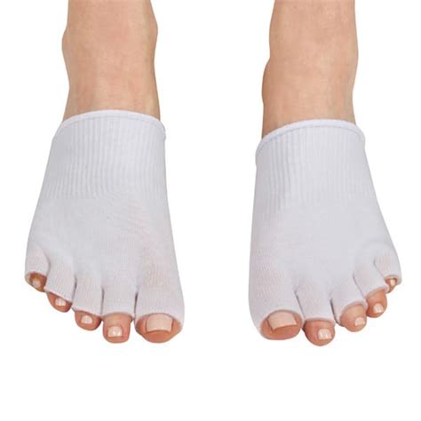 Open Toe Gel Lined Compression Socks For Pain Relief 1 Pair Walmart