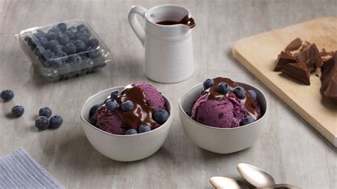 Dark Chocolate Blueberry Ice Cream Driscolls