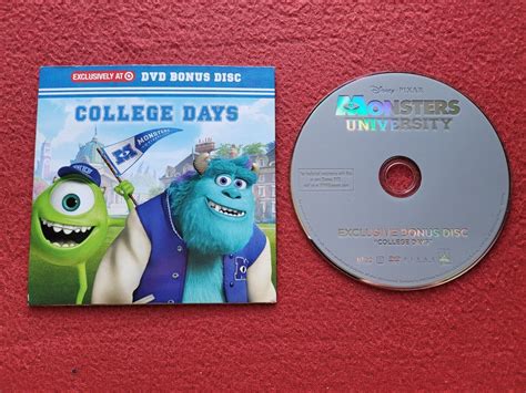 Monsters Inc University College Days Dvd Bonus Disc Extremely Rare