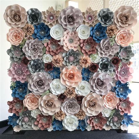 Tutorial On Building A Massive Paper Flower Wall For Weddings Photo
