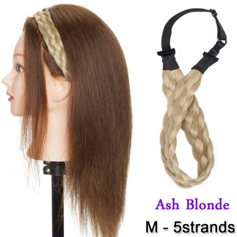 100 Real As Human Braid Hair Band Headband Hair Extensions Natural