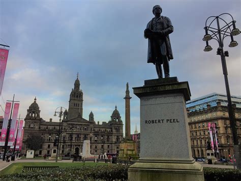 George Square Glasgow Scotland Statue Free Image From Needpix Com
