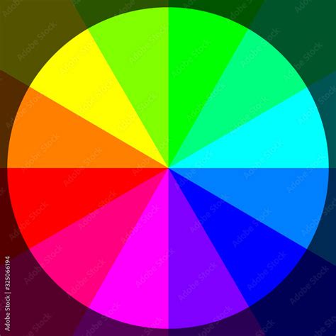 Color Wheel Color Models Color Theory Stock Illustration Adobe Stock