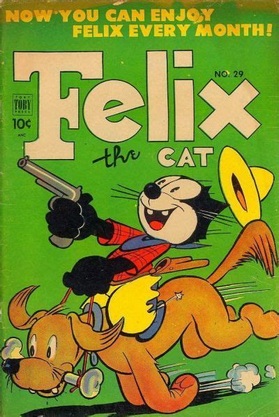 Cover For Felix The Cat Toby 1951 Series 29 Retro Cartoons Old