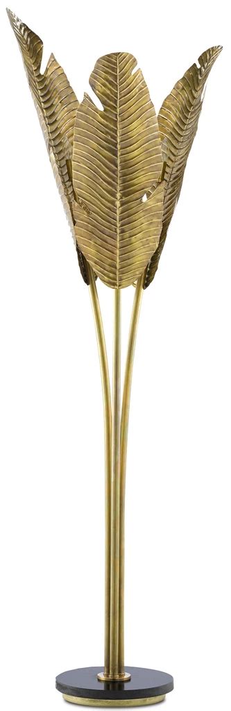 Sale ends in 2 days. Tropical Floor Lamp by Currey & Company | Tropical floor lamps, Floor lamp, Leaf design