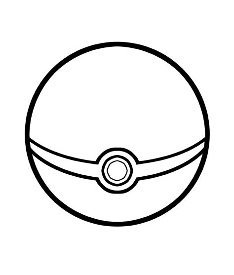 Pokeball Coloring Pages Free K5 Worksheets