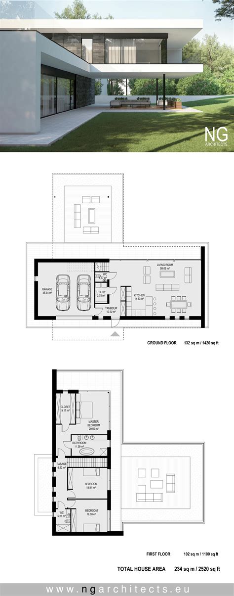 Modern House Plan Villa Air Designed By Ng Architects Ngarchitects
