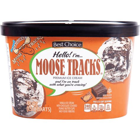 Best Choice Moose Tracks Ice Cream Scround Ice Cream Harter House