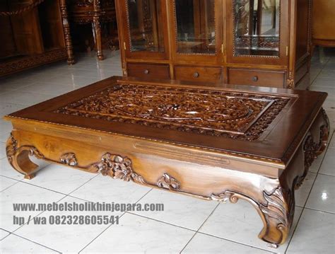Model tempat tidur ranjang minimalis dipan jati jepara. 023 + Model Meja ketapang jati - Meja makan lesehan ukiran jepara - Mebel Ukir Sholikhin Jepara