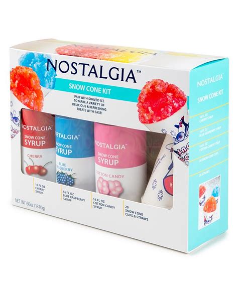 Nostalgia Premium Snow Cone Syrup Party Kit Macys