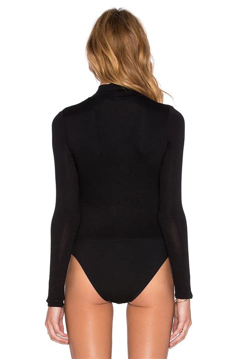 lyst twenty turtleneck bodysuit in black