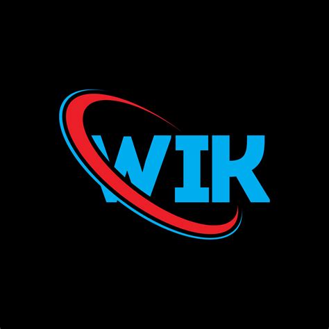 Logotipo De Wik Letra Wik Diseño De Logotipo De Letra Wik Logotipo