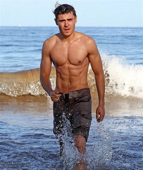 Full Sized Photo Of Zac Efron Abs Shirtless Obstacle Course Baywatch 28