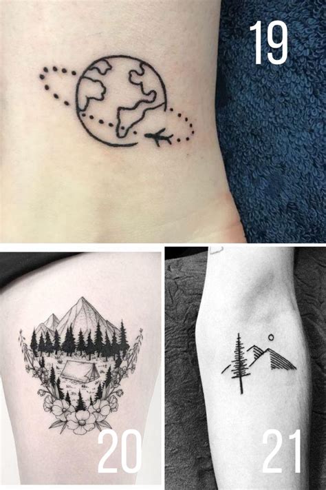 29 Wanderlust Tattoo Ideas For A Travelers Heart Tattooglee