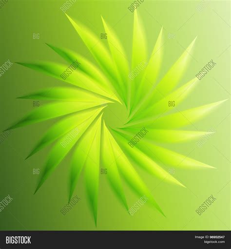 Swirl Abstract Green Vector And Photo Free Trial Bigstock
