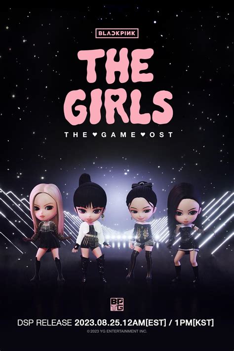 230823 Blackpink Digital Single Bptg Ost ‘the Girls Release Poster
