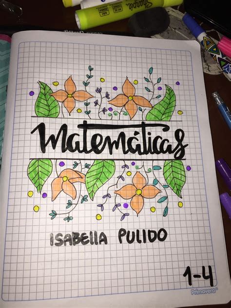 A Notebook With The Words Matentilias Written In Spanish And Surrounded