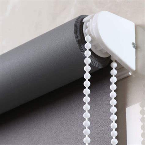 Plastic 4 5mm Roller Blinds Weight Metal Ball Chain Blinds For Roller