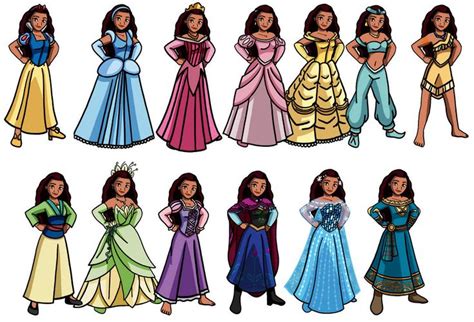 Disney Princess Mix And Match Moana Collection By Purpleorchid 8863 On