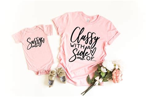 classy with a side of sassy matching shirt set saltee beaches mommy
