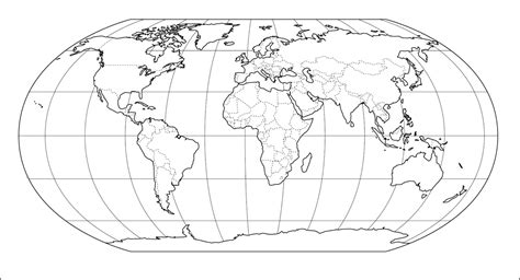 Printable World Map No Labels Free Download And Print For You