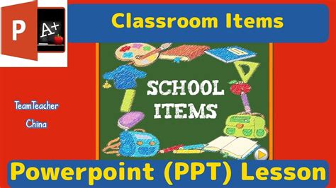 Classroom Items Tefl Powerpoint Lesson Plan Classroom Ppt Games Youtube