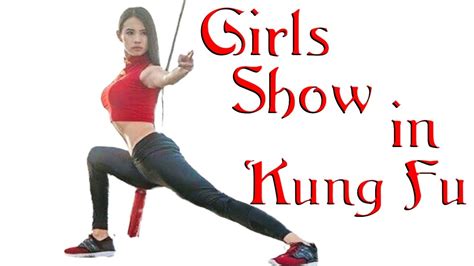 Girls Show In Kung Fu Martial Arts Youtube