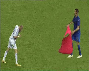 Zidane headbutts materazzi in extra time of the 2006 world cup final. Zidane Headbutt GIF - MarcoMaterazzi ZidaneHeadbutt ...