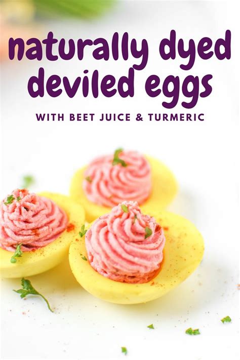 Naturally Dyed Deviled Eggs Recipe Dyed Deviled Eggs Natural Food