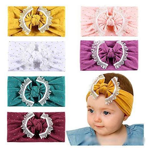 Newborn Baby Headbands Gold Stamping Elastic Headband Children Hair