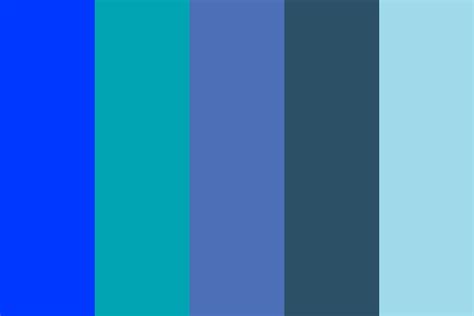 The Blues And Greens Color Palette