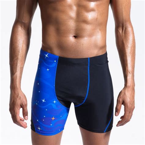 2019 Men Swimwear Swim Sportswear Sport Body Bathing Suit Trunks Shorts Patchwork Boxer Swimsuit