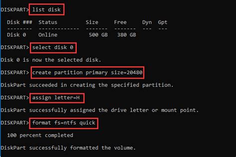 Windows Diskpart Create Partition
