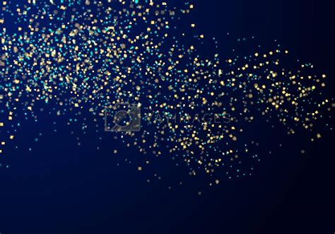 Royalty Free Vector Abstract Falling Particles Golden Glitter Lights