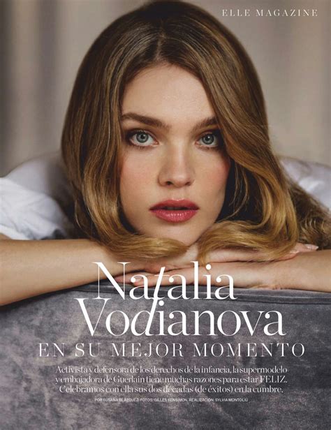 Natalia Vodianova - ELLE Magazine Spain March 2020 Issue • CelebMafia