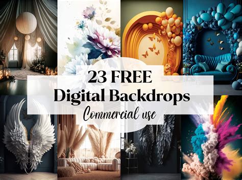 23 Free Digital Backdrops Essentials Digital