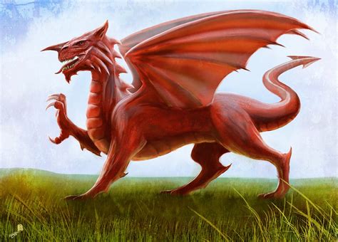 Free Download Welsh Flag The Red Dragon By Andyfairhurst