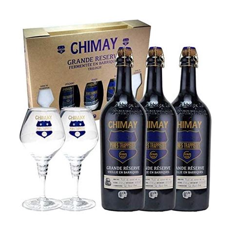 Coffret Chimay Grande Réserve Fermentée En Barriques 3x75 Cl Cognac
