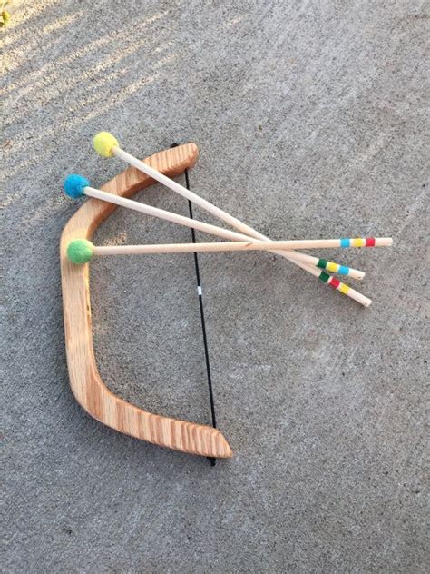 Or if you just want something fun creative to do, this mini bow and arrow may be the perfect project. Small Bow and Arrows - "Copyright From Jennifer" - Natural Wood Toy Bow | Wooden bow, arrow ...
