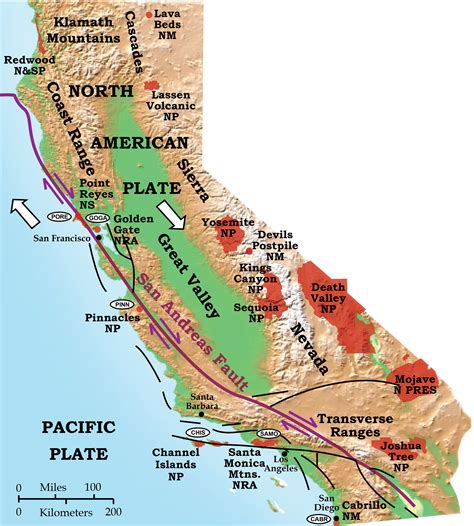 California Plate Tectonics Map Hot Sex Picture