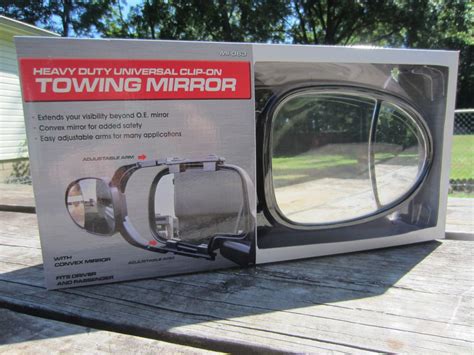 Universal Clip On Towing Mirror Extention W Convex Blind Spot~pilot Auto Mi 063