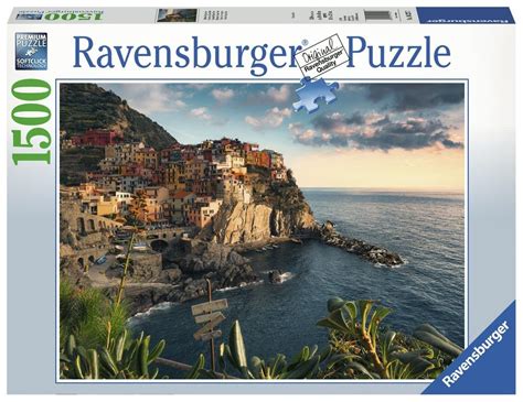 Ravensburger 1500 Piece Cinque Terre Viewpoint Jigsaws 1500 The
