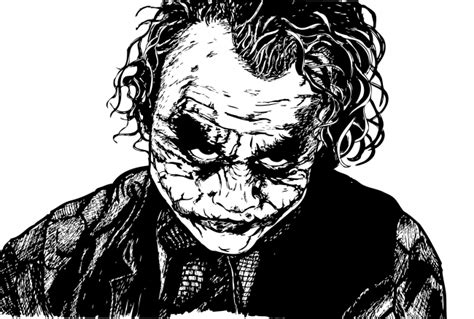 Joker Sketch Close Up Abstract Drawingillustration For Sale By Loni