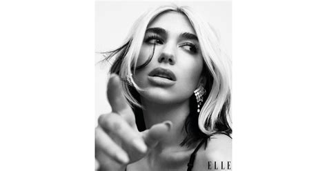 Dua Lipa S Elle Cover Feature May Dua Lipa Wears Sexy Lingerie