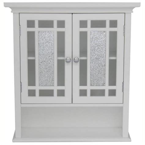 Pemberly Row 2 Door Wall Cabinet In White Pr 501880