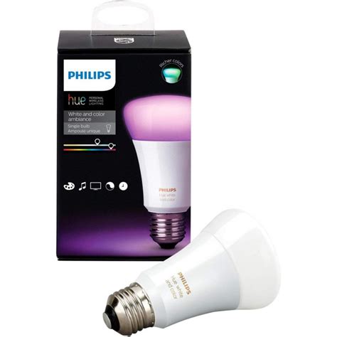 Philips Hue White And Colour Ambiance A19 65w Equivalent Dimmable Led