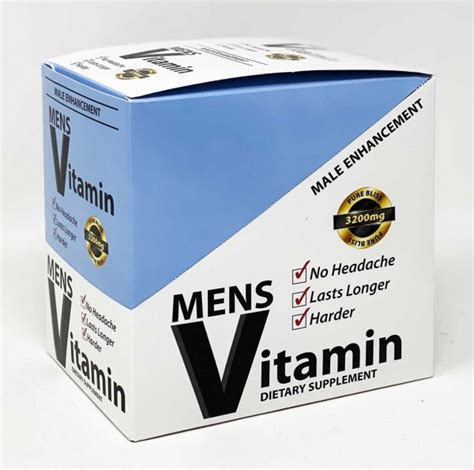 Mens Sexual Enhancement Vitamin Dietary Supplement Pill