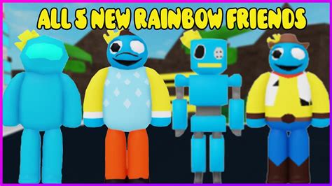 🤠new Rainbow Friends Morphs All 5 New Rainbow Friends Update